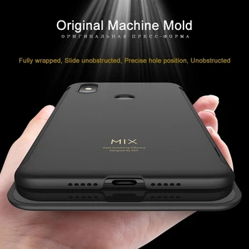 Vysuňte Puzdro pre Xiao Mi Mix 3 4G Case dvojitú Ochranu Brnenie Shockproof Matný Kryt pre Xiao mix 3 Veci Funda Coque
