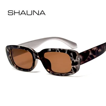 SHAUNA Módne Malý Obdĺžnik slnečné Okuliare Iny Obľúbené Odtiene UV400