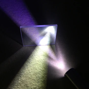 Optické Sklo Semi-reverse Semi-prenos Prism Spectre 50/50 Viditeľné Svetlo Spectre 420-680nm beam splitter hranol