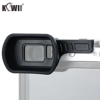 Mäkké Silikónové Kamery Okulára Hľadáčika Black Upgrade Eyecup pre Fujifilm X100F Fuji X 100F Fotoaparát Oko Pohár S Hot Shoe Cover