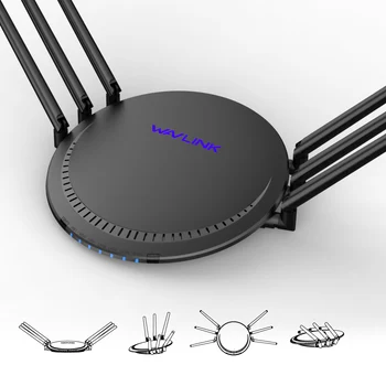 Wavlink Wifi Router Gigabit Dual-Band AC2100 Bezdrôtový Router Wifi Opakovač 2.4 G/5G Päť Gigabitové Porty 6*5dBi Vysoký Zisk Antény