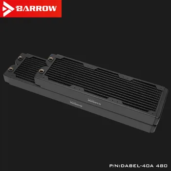 Barrow vysokou hustotou jednej vlne medi vodné chladenie riadok 40 MM hrubé DIY počítač radiátor Dabel-40a 240