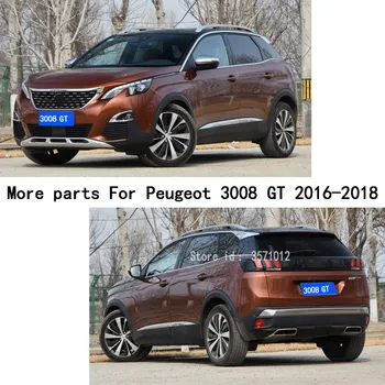 Peugeot 3008 GT 3008GT 2016 2017 2018 2019 2020 karosérie Nárazníka Detektor Nehrdzavejúcej Ocele Bočné Dvere Výbava Stick Pásy Liatie