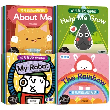 35 Kniha/Sets15CMx15CM Deti farba anglický Obrázok Rodič-Dieťa, Vzdelávacie Knihy Darček Pre Deti dieťaťu Naučiť sa Čítať Príbeh Knihy