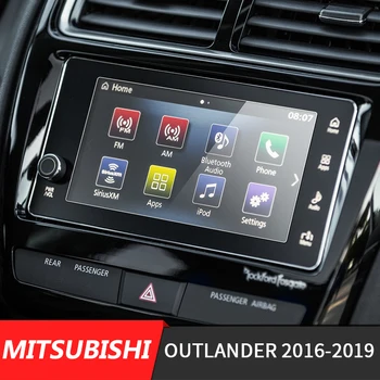 152X85mm Auto stredovej Konzoly, GPS Navigácie Ochranné Tvrdeného Skla Film Pre Mitsubishi outlander 2016-2019