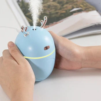 Krásny Jeleň Zvlhčovač Vzduchu USB Ultrazvukové v Pohode, Hmla Maker Fogger LED Svetlo Mini Aróma Difuzér, Esenciálny Olej Humificador