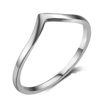 Qikaola Tvaru Jednoduché Prstene Pre Ženy, Takže Dar Reálne Mincový Striebro Módne Šperky Prstene Hot Predaj CMR762