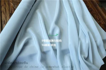 Špeciálna cena prírodného hodvábu textílie pure color krep de Chine mäkké voskový hodváb celý roll tkanina môže byť rez s čistým natur