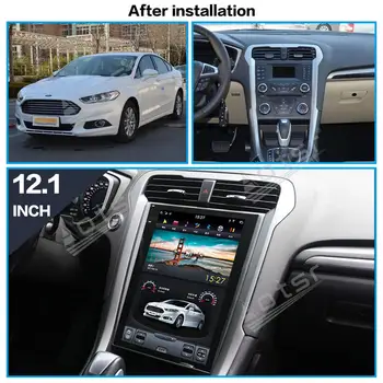 Android 9.0 128G PX6 Tesla Styel Pre Ford Mondeo 5 MK5 - 2019 Auto Rádio Stereo Auto Multimediálny Prehrávač ŽIADNE DVD GPS Navigácie