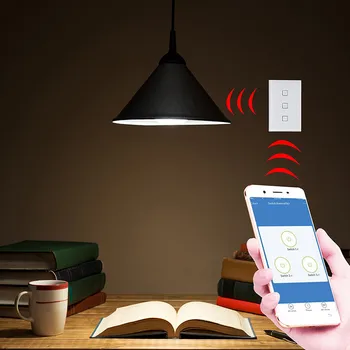 WiFi LED Dimmer Prepínač 220V 110V Stmievanie Panel Spínač Pripojený K Alexa Domovská stránka Google Hlasové Ovládanie Stmievač Pre LED Žiarovky