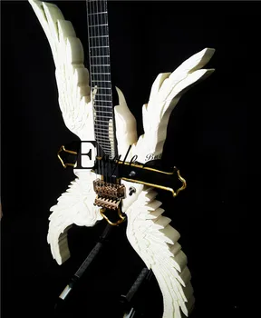 Eagle. Motýľ, Elektrické Gitary, Elektrické Basy Custom Shop,Cudzie Vyrezávané Elektrická Gitara Biely Kresťan Anjel Bohyne Prispôsobiť