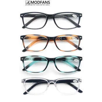 Muži Dámske Okuliare Na Čítanie Štvorcový Rám Čítačky Okuliare Farebné Retro Business Ďalekozrakosť Predpis Presbyopia Okuliare