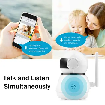 SANNCE 1080P Bezdrôtová Wifi IP Kamera Full HD Home Security Baby Monitor Mini Network Surveillance Camera IRCut Nočné Videnie CCTV