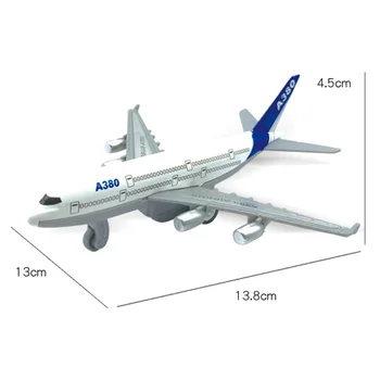 2 ks Najnovšie Lietadlo Diecast Boeing 777 Airbus A380 Kovové Modely Vysokej Simulácia Hračka Môže Skĺznuť Späť Darčeky Pre Deti