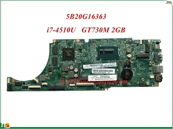 Vysoká Kvalita MB 5B20G16363 Pre Lenovo Ideapad U430 U430P Notebook Doske DA0LZ9MB8F0 SR1EB I7-4510U GT730M 2GB Testované