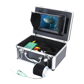 Ryby Finder Podmorský Rybolov 1080P Fotoaparát Kit 7 Palcový WIFI Bezdrôtové 16 GB Video Nahrávanie, DVR +15M 20M 6W biela Led
