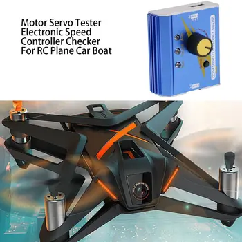 Profesionálne Motorové Servo Tester Elektronický Rýchlosť Radiča Checker Master Pre RC Lietadlo, Auto, Loď RC Servo Tester