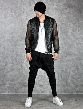 Móda Hárem Nohavice Mužov Hip Hop Neforemné Kríž Techwear Nohavice Muž Black Trend Páse s nástrojmi Streetwear Príležitostných Bežcov nohavice Muž