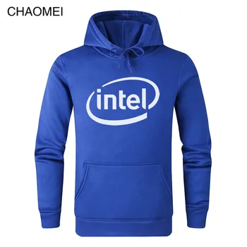 Intel Hoodies Muži Ženy Móda V Pohode Kapucňou Značky Mikina S Kapucňou Fleece Mikiny Intel Tlač Streetwear Pullove Unisex Oblečenie C10