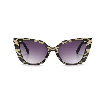 2020 Luxusné Značky Módny Návrhár Nadrozmerné Cat Eye slnečné Okuliare Ženy Ročníka, Kovové Nity, Slnečné Okuliare Sexy Lady UV400 Eyeware