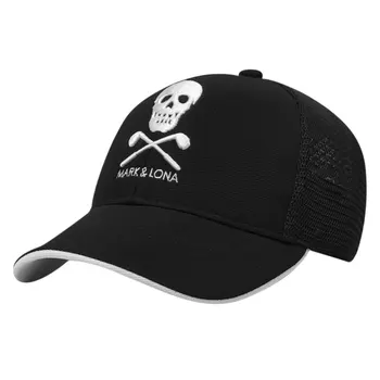 Nové vysoko kvalitné unisex MARK&LONA Golfový klobúk in black a white hat vyšívané športové PG golfové spp