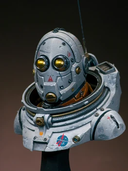Nové Nezmontované 1/12 Astronauti poprsie vojak fantasy neobsahuje anténu Živice Auta HOBBY Hračky Nevyfarbené živice model
