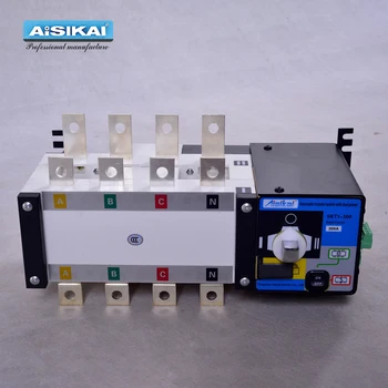 AISIKAI 4P 300A ATS radič dual power automatický prenos prepínač časti 220V 380V elektrické diesel generátor panel rada 3phase