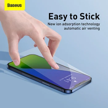 Baseus 2 KS Chránič Obrazovky Pre iPhone 12 Pro Max 0,3 mm Tvrdené Sklo Pre iPhone 12Pro Max 12 mini Tenký Kryt Ochranné Sklo
