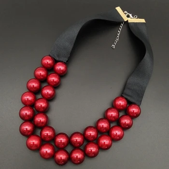 Dandie Módne imitácia perlový náhrdelník, romantické a elegantné, ženské ozdoby