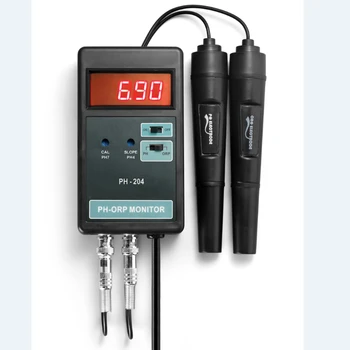 Digitálny PH ORP Monitorovať Presnosť Prenosné Online Kvality Vody pH Meter Akvária ORP Tester ATC Údajov Zámok Elektróda Senzor