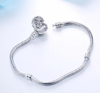 Prísť o Peniaze na Predaj Originálne Handmade Náramok DIY Šperky 925 Sterling Silver Had Reťazca Náramky pre ženy, Srdce Spona Tvorby