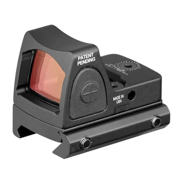 Mini RMR Red Dot Sight Collimator Základná Zbraň Glock Reflex Pohľad Rozsah fit 20 mm Weaver Železničnej Pre Airsoft Lovecká Puška