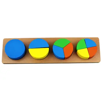 Montessori Vzdelávacích Drevené Geometrie Tvaru Blok detské Hračky Geometrické Rozdelenie Dreva Začiatkom Vyučovania Klasické Montessori hračka