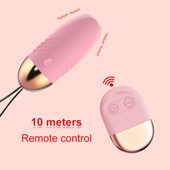 Sexuálne Hračky pre Ženy Bezdrôtové Diaľkové Ovládanie 10 Rýchlosti Vibračné Vajíčko Stimulátor Klitorisu Vaginálne Masážne Loptu G - bod Vibrátory