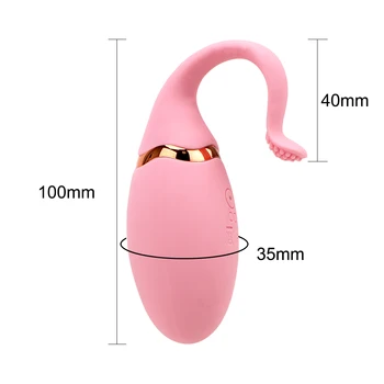 VATINE Bullet Vibrátor Pošvy Gule Bezdrôtové Diaľkové Skok Vajcia Klitorisu Masér Sexuálne Hračky Pre Ženy, USB Nabíjanie