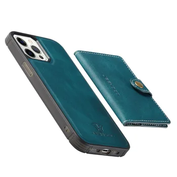 Kožené Peňaženky Karty Solt Taška Magnetické puzdro Pre iPhone 12 Mini Pro Max puzdro Pre iPhone 11 Pro Max 8 7Plus Xr Xs Max X SE 2020