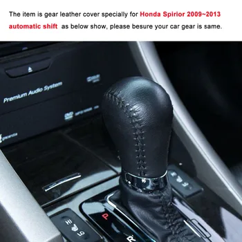 PONSNY Auto Výstroj Zahŕňa Prípade HONDA SPIRIOR na roky 2009-2013 Automatický Posun Obojky pravej Kože, Ručne šité Kryt