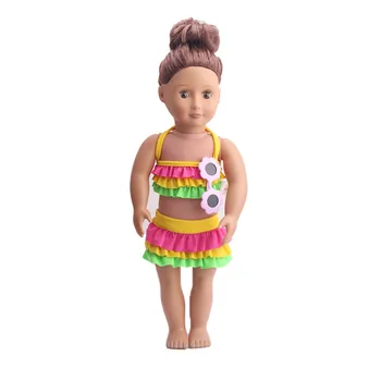 Bábiky oblečenie 3ks Plavky, Bikiny, Oblečenie, hračky príslušenstvo fit 18-palcové Dievča bábiky a 43 cm baby doll c225