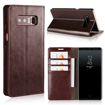 Luxusné Kože Flip puzdro Pre Samsung Galaxy Note8 Prípade Samsung Poznámka 8 Prípade, Ochranné Peňaženky Telefón Kryt pre Galaxy Note 8 Coque