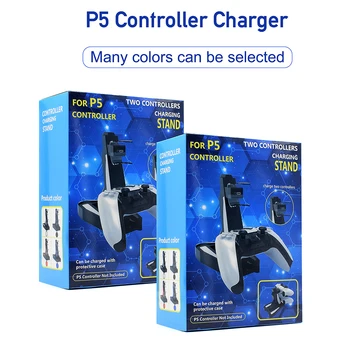 PS5 Hra Regulátor Nabíjania Dokovacej Stanice Nabíjačky Dual Nabíjací Port LED Indikátor Stand pre Playstation5 PS5 Gamepad Príslušenstvo
