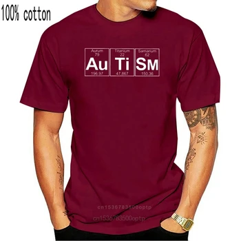 Au Ti Sm Tote Bag Chemik autizmus T Shirt List Prispôsobiť Zábavné Tee Tričko Lete Posádky Krku Voľné Prírodné Tričko