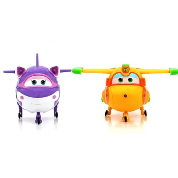 Najnovšie Veľké ABS Super Krídla Deformácie Lietadla Robot hračky Akčné Figúrky Krystal/Bucky Transformácie Animácie Deti Hračky