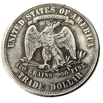 SADA Obchodu Dolár 1873-1885 26PCS Rôznych Mincovne kópie Mincí Silver Plated