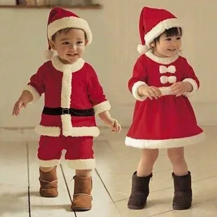 Dieťa Chlapci Dievčatá Vianočné Vyhovovali Oblečenie 2020 Detí Európskej a Americkej Santa Vianočné Kostýmy Deti Nový Rok slávnostné Súbor