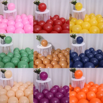 Latexové Balóny 10 cm Veľké Hélium Strany Balóny pre Svadby, Narodeniny, Party Dodávky Slávnostné Dekorácie 30/50/100 ks