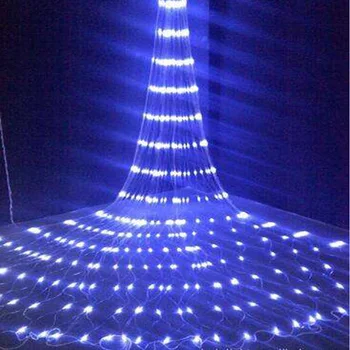 Víla String Garland 3X3M 320 LED Vodopád Nepremokavé meteorický dážď Dážď String Svetlo Vianoce Svadba Opony Cencúľ