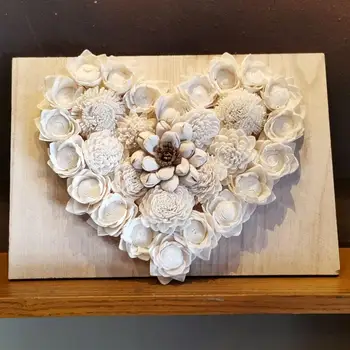 20pcs Sola Dreva Kvet Sortiment, umelý kvet sola pre DIY crafters, svadby, domova.