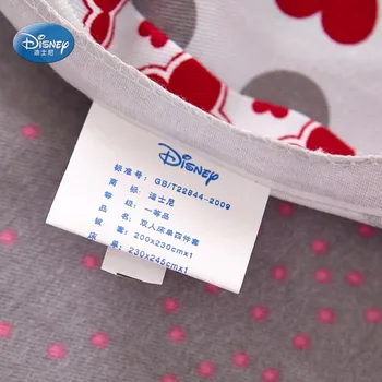 Disney Mickey Mouse 3D Tlač posteľná bielizeň Nastaviť Prekladané Koberčeky Bedlinen pre Deti, Dospelých, Spálňa Decor Perinu Nastaviť no Qulit