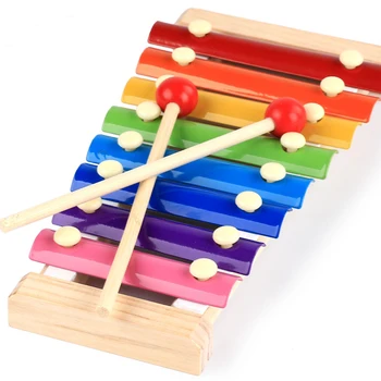 Vzdelávanie Vzdelávanie Drevené Xylophone Pre Deti, Dieťa, Hudobné Hračky Xylophone Juguetes 8-Poznámka Hudobný Nástroj