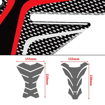 3D Carbon-vzhľad Motocykla Tank Pad Chránič Odtlačkový Nálepky Prípade na Suzuki GSX-S1000 GSX-S 1000 1000F Tankpad